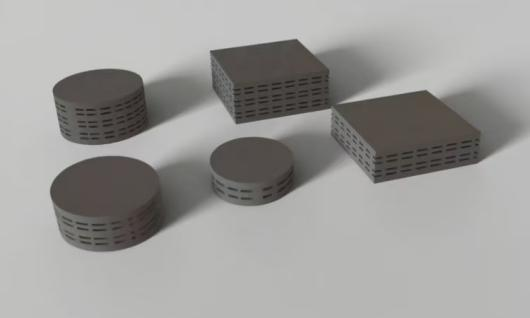 抗蠕变固态橡胶隔振垫POT-X系列实物图