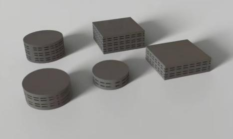 抗蠕变固态橡胶隔振垫POT-X系列实物图