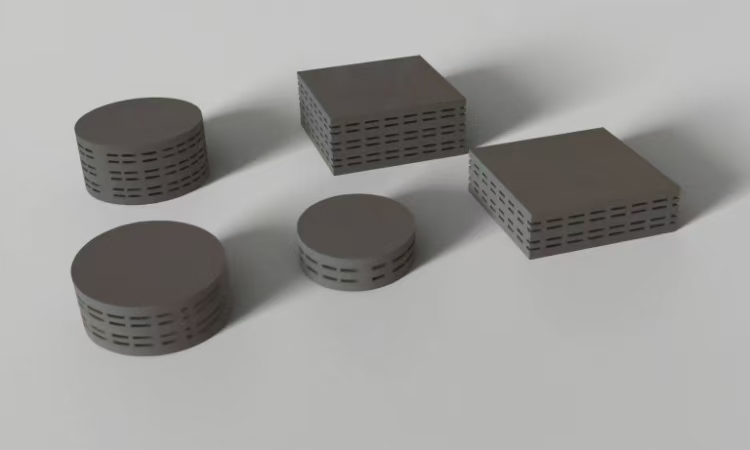 抗蠕变固态橡胶隔振垫POT-X系列实物图